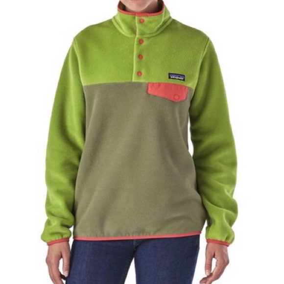 Patagonia Sweaters - Patagonia Synchilla Snap T Green Size M